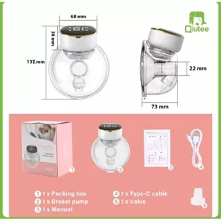 Pompa ASI Elektrik Handsfree Murah Breast Pump Elektric Import Qiutee