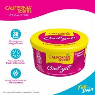 California Scents - Coronado Cherry Gel Cans Pengharum Pewangi Parfum Mobil Lemari Ruangan Kamar