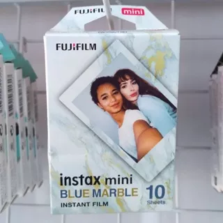 Fujifilm Instax Mini Paper 10 Sheet Blue Marble - Refil Isi Kertas Polaroid