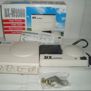 Booster antena TV atas bawah buster boster penguat sinyal signal UHF digital dan set top box STB booster DX W9900 new KW