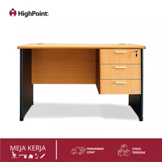 Highpoint New One Meja Kerja Kantor + Laci