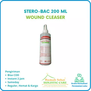 Sterobac 200 ML / WOUND CLEANSER STEROBAC / Pencuci luka