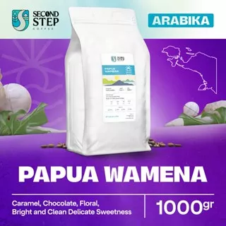 Biji Kopi Bubuk Arabika Papua Wamena Arabica Coffee Roast Beans 1Kg