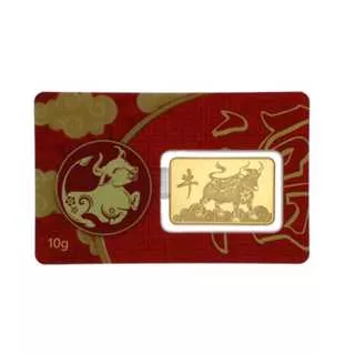 LOGAM MULIA EMAS KING HALIM 10GR - CHINESE ZODIAC OX'S