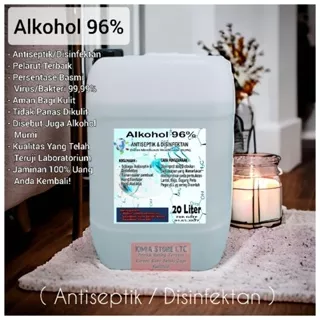 Alkohol Murni 70% / 96% Kemasan 20L ( Kimia Store LTC )