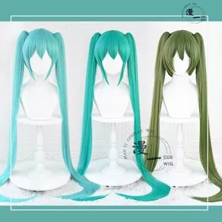 WIG COSPLAY YWAILISI / ALICE MIKU HATSUNE VOCALOID CEWEK TWINTAIL CLIP ON X2 TOSCA