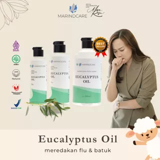 EUCALYPTUS OIL - MARINDCARE (LIVE) Pure essential oil Aromatherapy Minyak Aromaterapi Diffuser Humidifier Fragrance