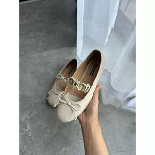 {bembiibloopshoes} Claire Flatshoes Cream