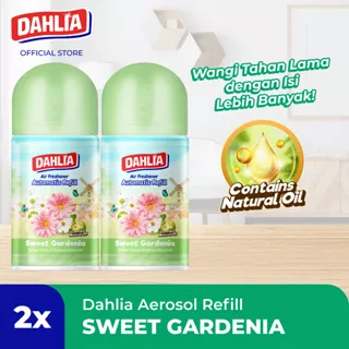 DAHLIA Freshgo Air Freshener Automatic Refill 225ml - Sweet Garden x2 pcs
