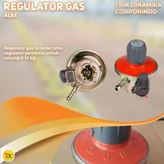 Regulator Gas Brooder Alke / Regulator Pemanas untuk Tabung 3&12 kg - Alat Ternak Kandang Ayam