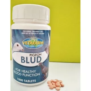 (SUPER MURAH) BLUD VETAFARM/PELANCAR SIRKULASI DARAH MERPATI/PELANCAR OKSIGEN MERPATI/VITAMIN BURUNG/VITAMIN MERPATI/JAMU MERPATI/DOPING MERPATI/HARGA PER TABLET