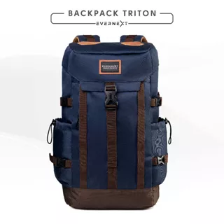 TAS BACKPACK RANSEL PRIA LAPTOP TRAVEL OUTDOOR WATERPROOF TAS SEKOLAH BACKPACK LAPTOP PRIA WANITA TRITON ANTI AIR - EVERNEXT BASIC