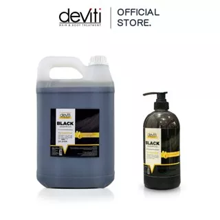 Deviti Charcoal Black Shampoo 1000 ml - 5000 ml Perawatan Rambut Hair Care Sampo Perawatan Sehat Hitam Berkilau
