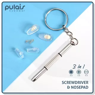 Pulais Nosepad Repair Kit Kacamata Bantalan Penyangga Hidung Silikon Anti Slip A006