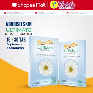 Nourish Skin Ultimate New Formula 15 - 30 Tablet / Vitamin Kulit / Perawatan Kulit