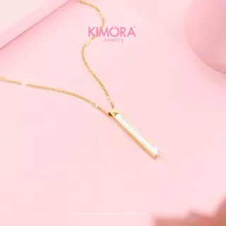 Kimora - Kalung Titanium Wanita Barly Gold Plated 18k Klt389