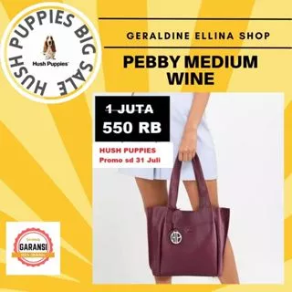 Tas Hush Puppies sale tote bag wanita 100% ORI STORE seri PEBBY