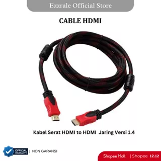 Kabel Serat HDMI to HDMI 10M Jaring Versi 1.4 / Cable 10 Meter / 10 M