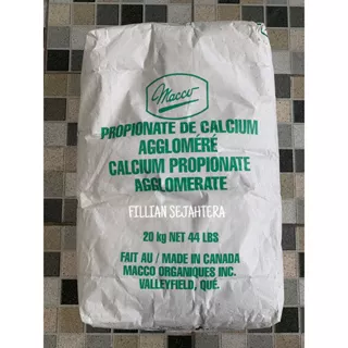 Calcium Propionate Macco Ex. Canada Pengawet Roti Anti Tengik 1 Zak (20 kg)