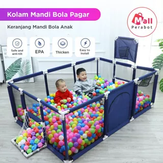 Mall Perabot | Play Fence Baby Bedrail | Kolam Mandi Bola | Pagar Kasur Bayi Tempat Tidur | Bed Rail Safety Guard | Bedguard Extra Tall