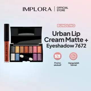 Implora Urban Lip Cream Matte + Eyeshadow 7672