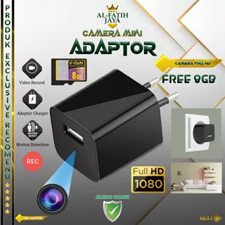 Spycam Charger Adaptor 1080P Full HD 8GB android Kamera Batok Charger Terbaik Hidden Spy Camera Pengawas Pengintai Sistem Keamanan CCTV Rumah Tersembunyi Home Security Camera Spycam Mini Camcorder Free Memory 8GB Vidio Audio Recorder