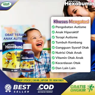 Obat Anak Autisme Hiperaktif Syaraf Otak Terganggu Telat Bicara Speech Delay Adhd Autis Dileksia Down Syndrome Tingkatkan Kecerdasan Dan Daya Ingat Otak Anak Madu Multivitamin Hexabumin Plus Albumin Original