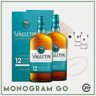 Singleton 12 Years Old Luscious Nectar 700ml (2 Bottles + 2 Shoot Glass)