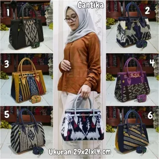 Tas tenun ikat cantik etnik