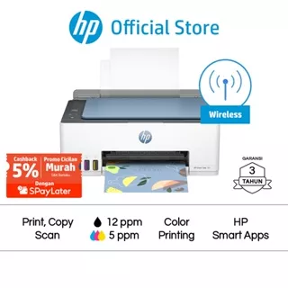 Printer HP Smart Ink Tank 585 All in One (Print Scan Copy) Wireless Wifi USB Bluetooth 419 / 415 / 515 / 750 ADF / 720 / 615 Fax / 670 / 580 / 210 / Fotocopy Color Colour Warna Garansi Hingga 3 Tahun Cicilan 0% Official