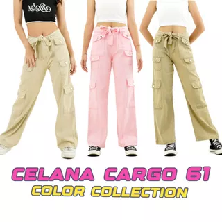 AMR Original - Celana Jeans 61 Cargo Color Collection - One Collection Denim Pants