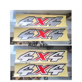 Stiker hilux 4x4 / stiker toyota hilux 4x4 / stiker 4x4 Hilux Toyota 4x4