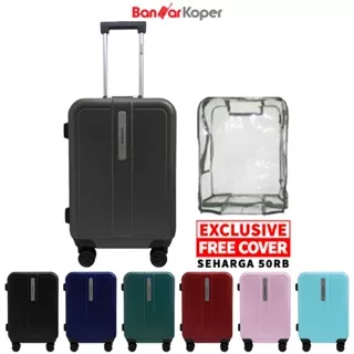 Tas Koper President 5559 Koper Kabin 20 Inch Hardcase Nonzipper Aluminium Frame