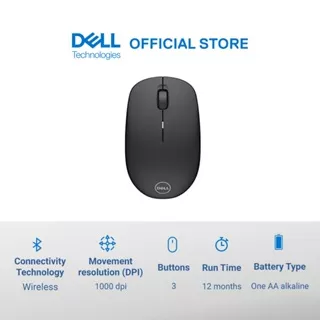 Dell Optical Wireless Mouse WM126 - Black