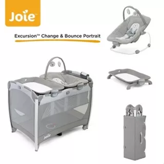 Baby Box Tempat Tidur Bayi Joie Meet Excursion Change and Bounce in The Rain / Wild Island / Leo / Portrait