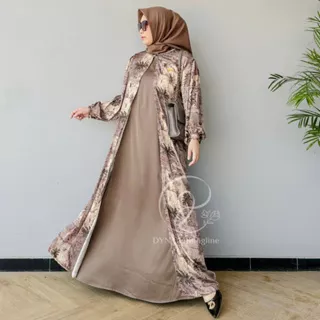DYN Clothingline Maryna Dress | Dress Wanita Simple | Busana Muslim | Fashion Muslim | Gamis Muslim | Pakaian Wanita | Gamis Muslim Wanita