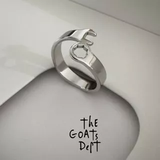 The Goats Dept - The Mechanics Ring Original / tgd1009 cincin montir anti karat titanium stainless anti alergi tidak berubah warna model kunci pipa tang kunci inggris kado untuk suami kerja keras hadiah gift for tuker kado terbaru model terbatas limited e