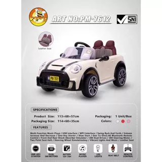 Mobil Mainan Anak Aki Electric Car Pacific PM7612