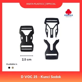 Kunci sodok 2,5 cm / Buckle kunci tas / Gesper tas / Aksesoris / D VOC