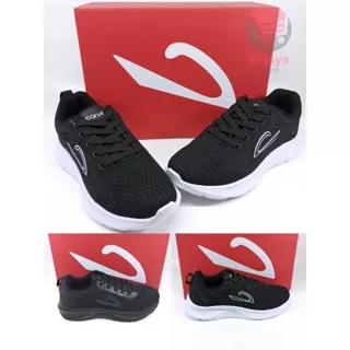 Sepatu Pria CARVIL 37-44 Sneaker Olahraga dengan Kualitas Tinggi dan Desain Mewah untuk Tampilan yang Elegan HITAM RODGRI ALLUKA