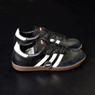 Adidas Samba Classic Soccer Low Tounge Black White - 100% ORIGINAL RESMI