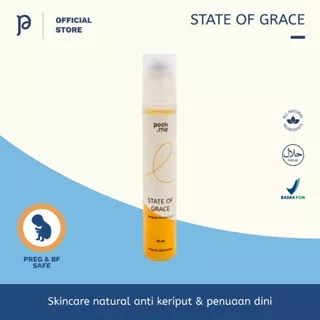 Peek Me Naturals State Of Grace (Bye Bye Fine Lines) | oil anti kerutan anti aging penuaan kulit dini skincare