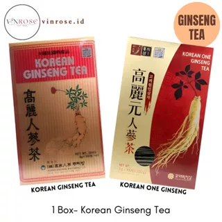 Korean Ginseng Tea 100 sachet/ Korea Ginseng/ Teh Ginseng