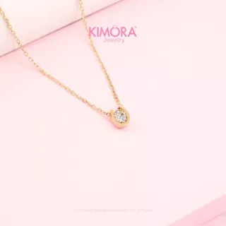 Kimora - Kalung Titanium Wanita Claudia Gold Plated 18k Klt200