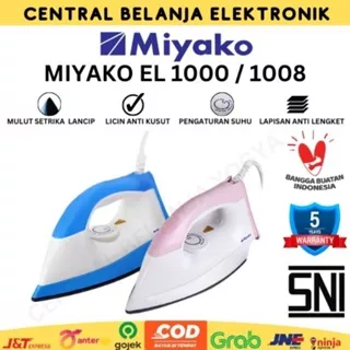 SETRIKA MIYAKO EI-1000 M / EI - 1008 M / EI - 2000B / MIYAKO SETRIKA ANTI LENGKET EI 1000 M / EI 1008 M / EI 2000 B / MIYAKO SETRIKA / SETRIKA MIYAKO ANTI LENGKET