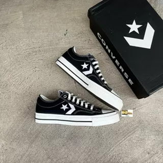 Converse Star Player 76 Canvas Black Vintage White Black