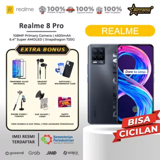 Realme 8 Pro realme pro ram 8+128gb NFC Garansi Resmi