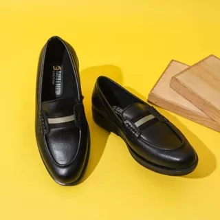 sepatu loafers pria kulit sapi asli sepatu slip on pria kulit model Vieri Boston footwear Flavio