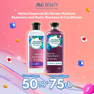 Herbal Essences Sampo dan Kondisioner Repair Rosemary and Herbs Perawatan Rambut 400ml / Herbal Essences Shampoo and Conditioner