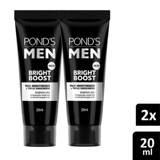 Pond's Men Bright Boost Face Moisturizer Twin Pack 2 x 20 mL